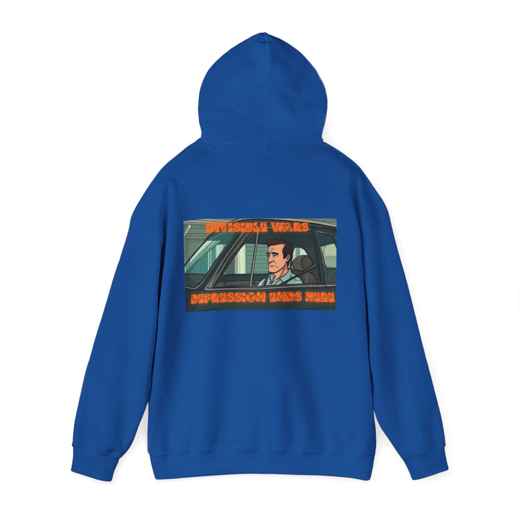 Men Hoodie — Depression Ends Here