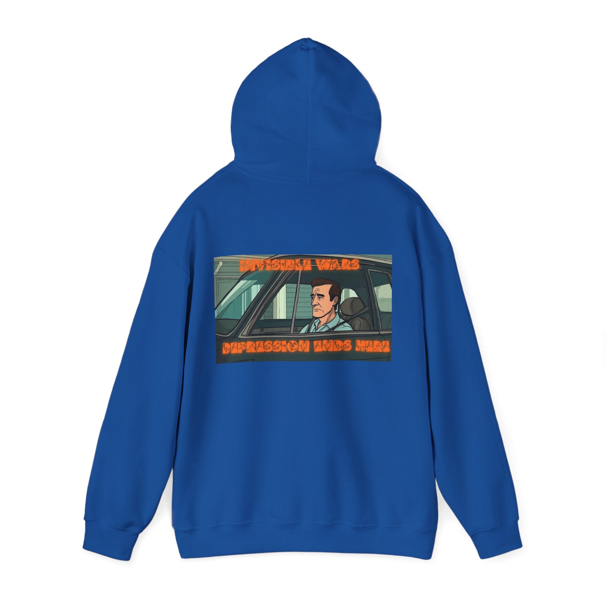 Men Hoodie — Depression Ends Here