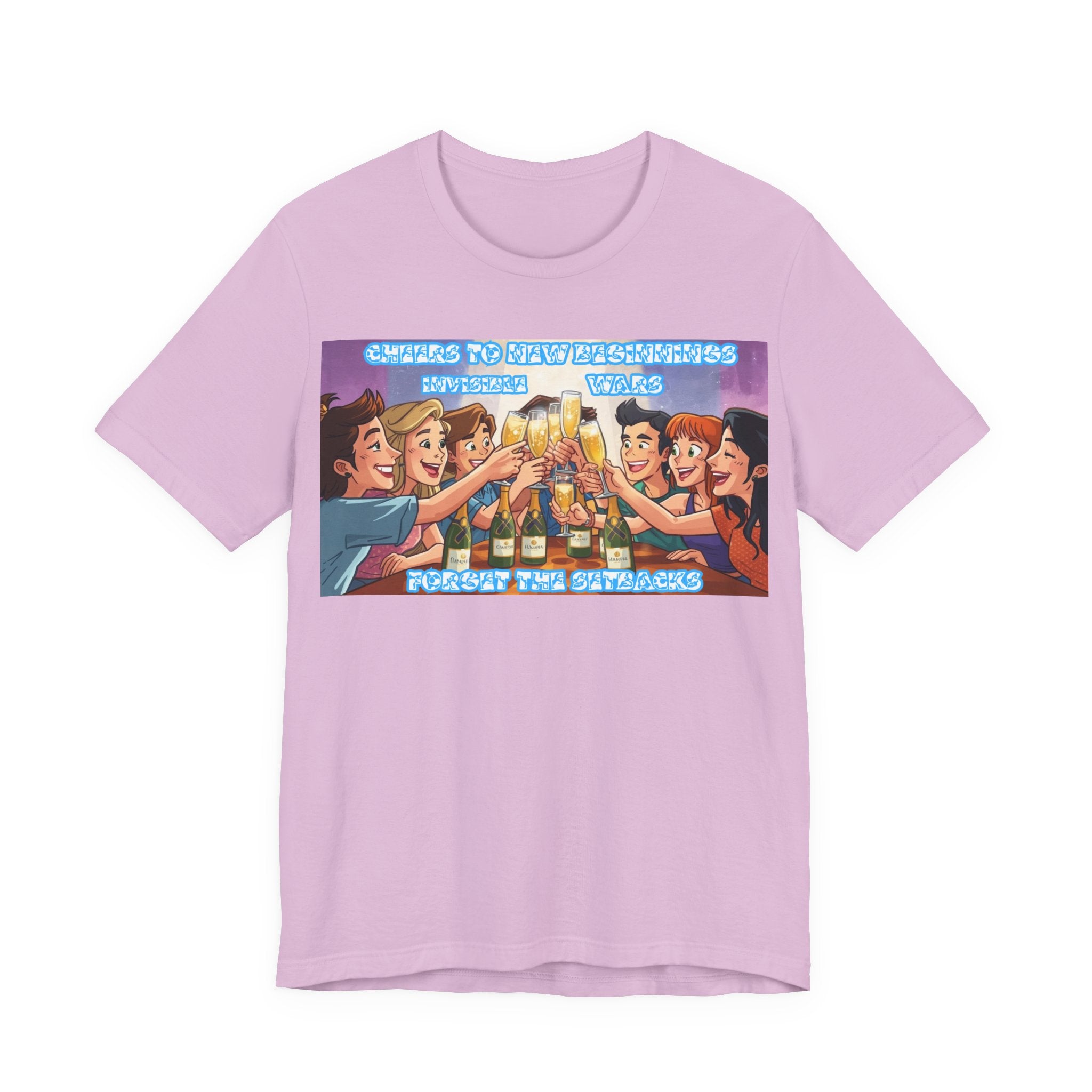 Women T-Shirt —Cheers to New Beginnings